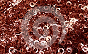 Copper washers coins Automotive various industrial