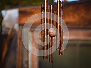 Copper Windchimes Patio Decoration
