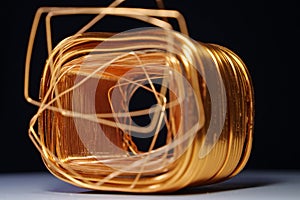 Copper winding of the single-phase transformer