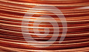 Copper wire background