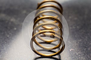 Copper wire close-up