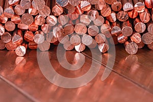 Copper wire raw materials, metals industry and stock market