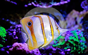 Copperband Butterflyfish - Chelmon rostratus