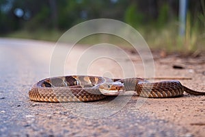 Copperhead snake in Australia