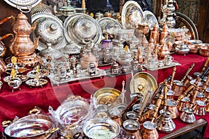 Coppersmith Bazaar of Gaziantep, Turkey.