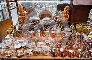 Coppersmith Bazaar of Gaziantep, Turkey.