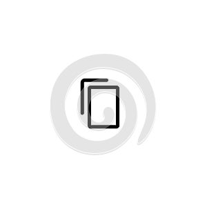 Copy, Duplicate Icon Sign Symbol in Line Style