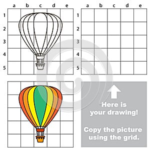 Copy the image using grid. Aerostat