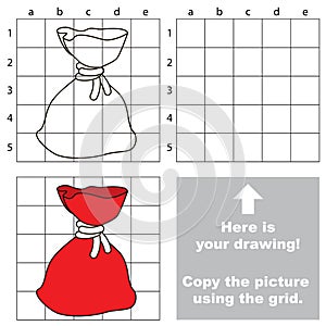 Copy the image using grid, the simple educational kid game.