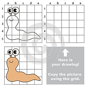 Copy the image using grid. Slug.