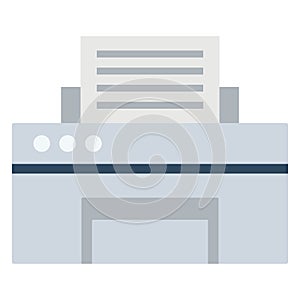 Copy machine Isolated Vector Illustration Icon editable