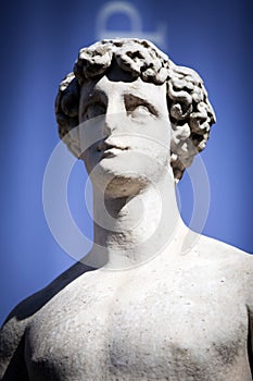 Copy of Michelangelo`s David in Florence