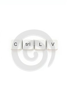 Copy and Paste Keyboard Shortcut Concept