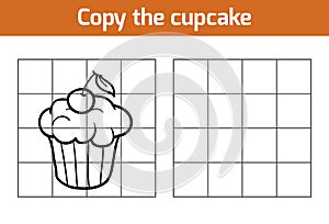 Copy the picture: cupcake