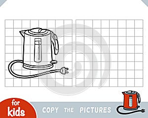 Copy the picture, education game for kids, Electric Kettle