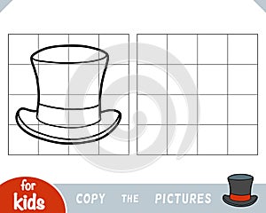 Copy the picture, education game, Tophat