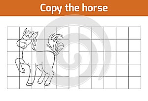 Copy the picture: horse photo