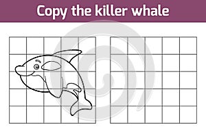 Copy the picture (killer whale)