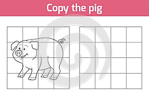 Copy the picture: pig