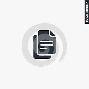 Copy, premium quality flat icon