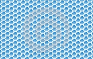 Copy space,abstract background concept of geometric graphic seamless blue hexagon