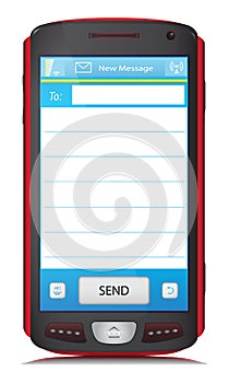 Copy Space for SMS text on touch screen phone