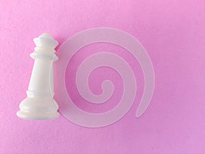 Copy space of white chess queen