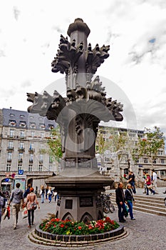 Copy of the top tower Cologne Cathedral