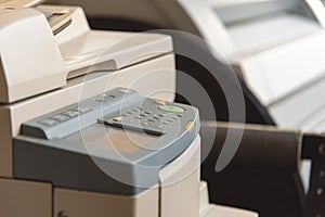 Copying and scanning documents on a machine