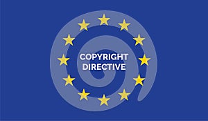 Copyright directive on EU map