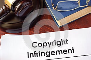 Copyright infringement form