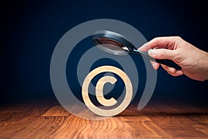 Copyright and intellectual property concept