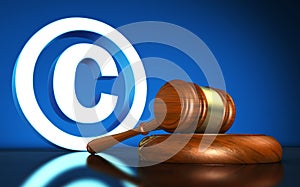 Copyright Laws Symbol Concept photo