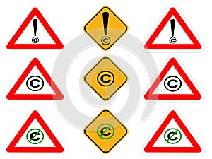Copyright signs