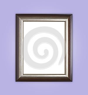 Copyspace empty wooden picture frame composition