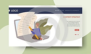 Copywriting and creative content strategy web