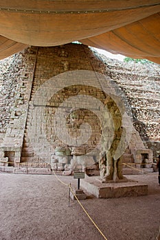Archaeological Site: Copan, the southeast border of the Mesoamerican region photo