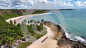 Coqueirinho Beach At Conde In Paraiba Brazil.