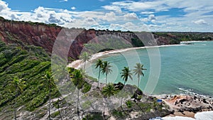 Coqueirinho Beach At Joao Pessoa In Paraiba Brazil.