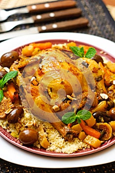 Coquelet tagine