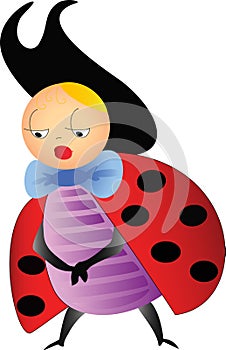 Coquettish ladybug photo