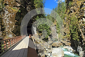 Coquihalla Canyon Provincial Park, Railway Bridges and Tunnels, British Columbia, Canada