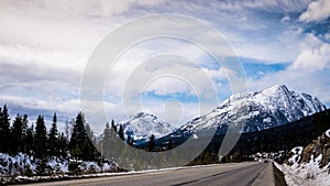 Coquihalla Highway near the Summit in British Columbia