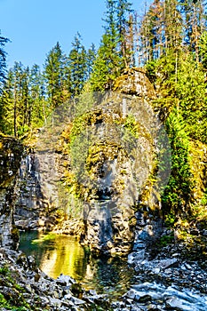 The Coquihalla River in Coquihalla Canyon Provincial Park and at the Othello Tunnels near Hope in British Columbia Canada