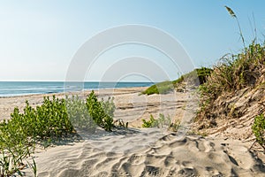 Coquina Beach on the Outer Banks in Nags Head