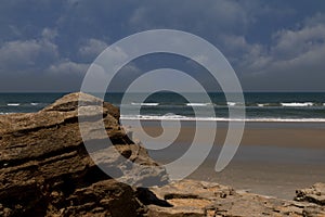 Coquina Formations on the Beach