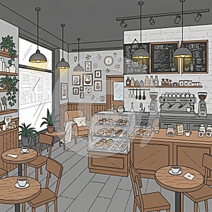 Cor combines modern and rustic elements creating a comfortable space for