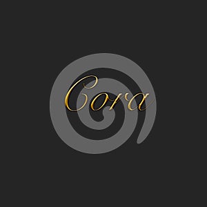 Cora - Female name