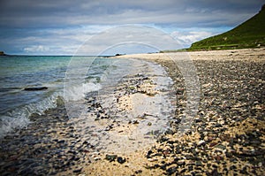 Coral Beach in Claigan on Isle of Skye in Scotland