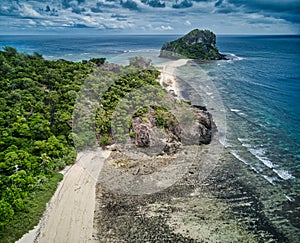 Coral beach - Navandra Island